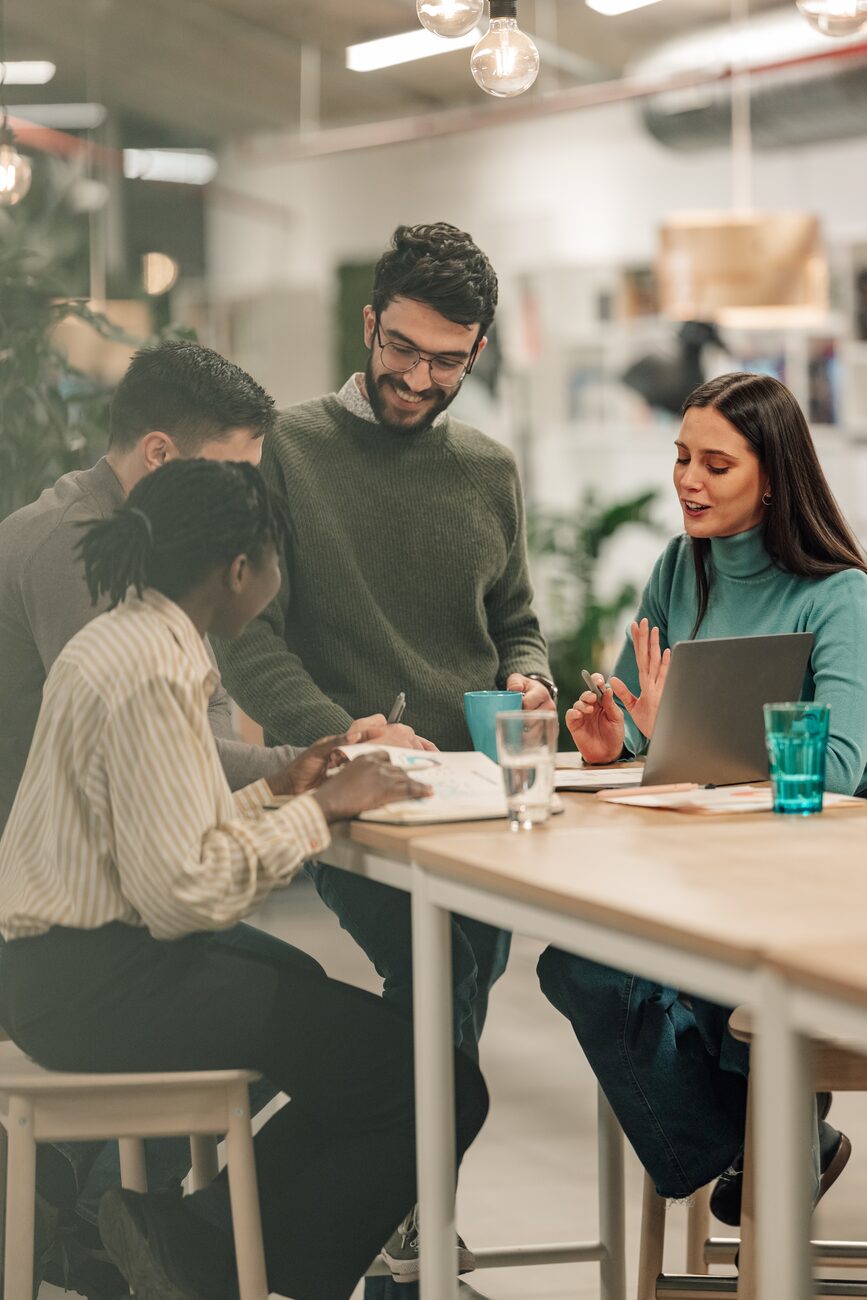 solution architects in discussion